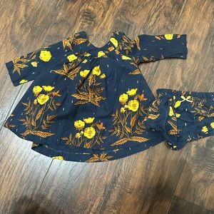 Pink Chicken dress with matching bottoms